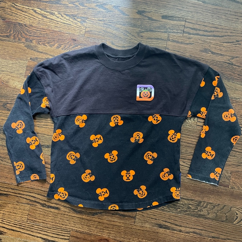 Disney Halloween Mickey Pumpkins Spirit Jersey Walt Disney World -Size: Youth L